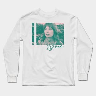 Björk / Aesthetic Style Fan Design Long Sleeve T-Shirt